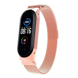 ExpressVaruhuset Amazfit Band 5 Armbånd Milanese Loop Rose Gold Pink gold