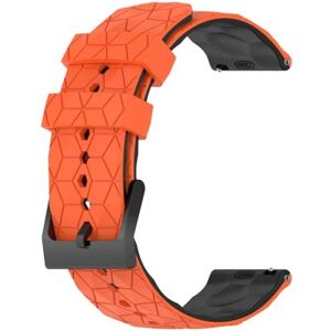 ESTONE (orange og sort) 20MM silikone urbånd, til Samsung Galaxy Watch 5/Huawei GT