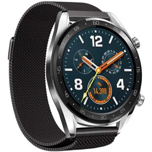 Milanese Loop Armbånd Huawei Watch GT/GT 2 46mm/GT 2e Sort