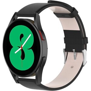 Ægte læderrem Samsung Galaxy Watch 6 40mm Sort