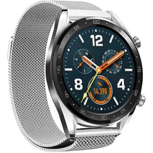 Milanese Loop Armbånd Huawei Watch GT/GT 2 46mm/GT 2e Sølv