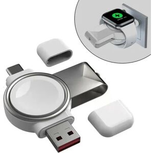 NSF USB C Bærbar Trådløs Oplader til IWatch 8 7 6 SE 5 4 Oplader Dock Station USB kabel til Apple Watch Series 7 6 5  4 3 Type C