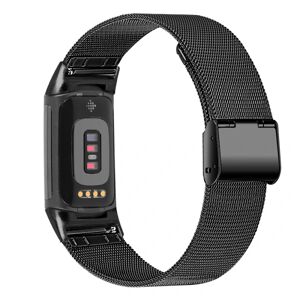 INF Fitbit Charge 5 armbånd rustfrit stål Sort
