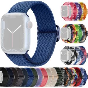 SKALO Flettet Rem Apple Watch 42/44/45/49 mm - Vælg farve Blue