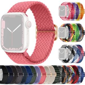 SKALO Flettet Rem Apple Watch 42/44/45/49 mm - Vælg farve Pink