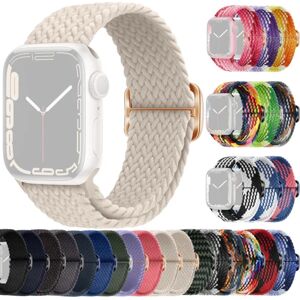 SKALO Flettet Rem Apple Watch 42/44/45/49 mm - Vælg farve White