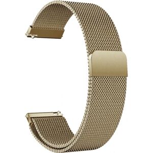 SKALO Milanese Loop til Garmin Vivomove HR - Vælg farve Champagne