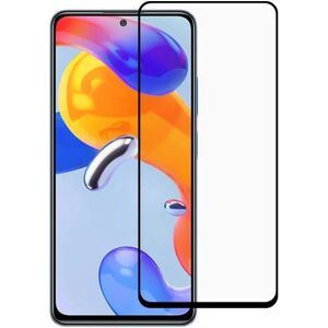 2-PAK SKALO Xiaomi Redmi Note 12 4G FULL-FIT Hærdet Glas Skærmbe Black