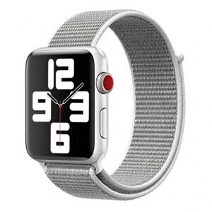 Megabilligt Apple Watch Kompatibel Armbånd Nylon Sportloop Velcro 42/44/45/49 grå