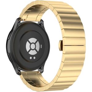 22 mm 20 mm metalbånd til Samsung Galaxy ur 3 Active2 Gear S3/Huawei ur GT GT2 Rustfrit stålbånd til Amazfit GTR 47 mm Golden- Perfet Golden Active 2 42mm