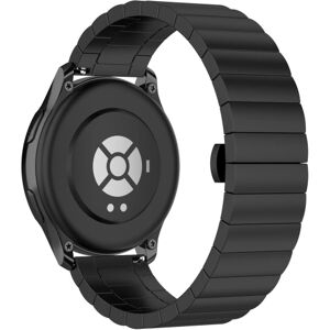 22 mm 20 mm metalbånd til Samsung Galaxy ur 3 Active2 Gear S3/Huawei ur GT GT2 rustfrit stålbånd til Amazfit GTR 47 mm Sort- Perfet Black Amazfit GTR 47mm