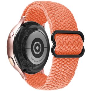 Unbranded GroupM Velegnet til Jiaming Samsung rem 20mm,22mm Huawei gt2 pro tofarve justerbar vævet rem-22mm orange 26