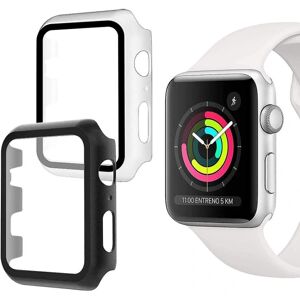 Apple 2 stk hårdt etui med hærdet glas til Iwatch Series 6/se/5/4 44mm