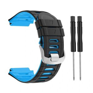 Silica rem til Garmin-forerunner 920xt bånd Smartwatch Armbånd Loop Armbånd Black lime