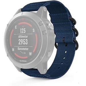 Til Garmin Fenix ​​5s 20mm 3-ringet nylonurrem Mazarine