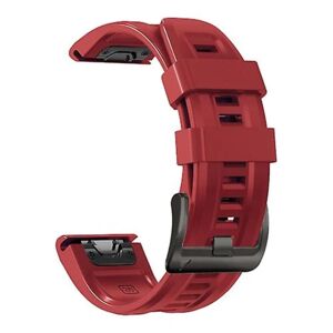 Til Garmin Approach S60 22mm Silikone Sport Pure Color Watch Band MHH Red