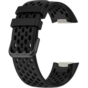 Silikoneurrem til Fitbit Charge 5 /6  - Sort