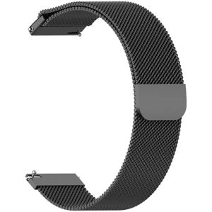 Armbånd Milanese til Garmin Forerunner 245 / 245 Music - Sort