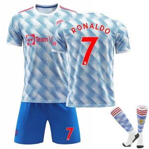 Fodboldsæt Fodboldtrøje Træningstrøje Ronaldo kids 22(120-130cm)