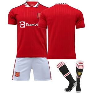 Goodies 22/23 Ny Manchester United Fodboldtrøje Fodboldtrøje Voksne Børn Unnumbered S