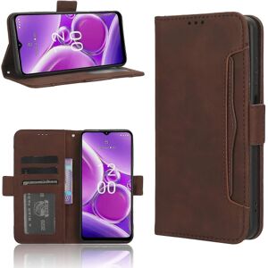 Etui til Nokia G42 5g Cover Justerbar aftagelig kortholder Magnetisk lukning Læderpung Kompatibel med Nokia G42 5g Cover Brown