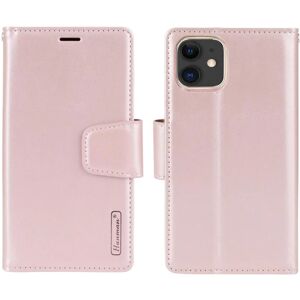 iPhone 12 - Eksklusivt 2-1 HANMAN Wallet etui Roséguld