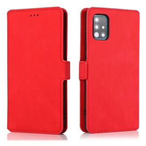 Floveme Praktisk Smart Wallet Case - Samsung Galaxy A71 Röd