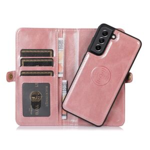 Nkobee Luksus læderpungetui med kortholder til A14 5G Pink gold