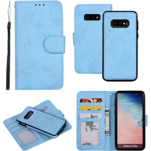 Lemans Stylish Wallet Cover - Samsung Galaxy S10e Himmelsblå