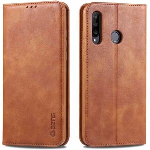 AZNS Robust Stylish Wallet etui - Huawei P30 Lite Ljusbrun