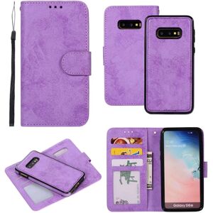 Leman Elegant Wallet Cover - Samsung Galaxy S10e Lila