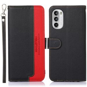 MTK KHAZNEH Telefoncover til Motorola Moto G52 - Sort/Rød Black