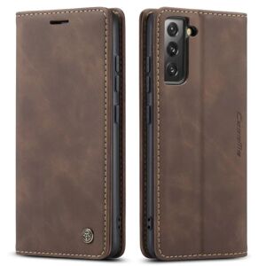 CASEME Retro Pung Taske til Samsung Galaxy S22 Plus - Kaffe Dark brown