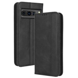 MTK Wallet Stand Flip-telefonetui til Google Pixel 8 Pro - Sort Black