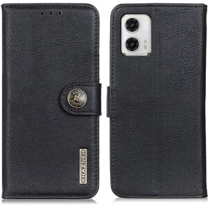 MTK Motorola Moto G73 5G KHAZNEH Pung Standetui - Sort Black