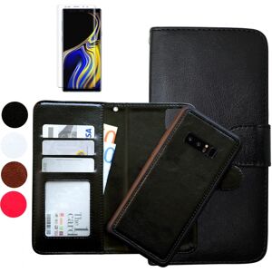 Lamoon Komfort og stil: Samsung Galaxy Note 8 Wallet Cover Svart