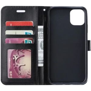 ExpressVaruhuset Samsung Galaxy A71 Pung Etui PU Læder 4 RUMMER Black