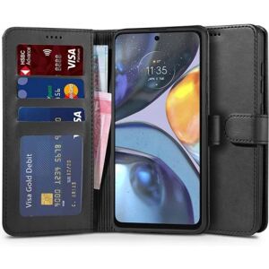 ExpressVaruhuset Motorola Moto E32s Wallet Case PU-læder 4-LOMMES Black