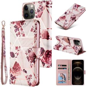 ExpressVaruhuset iPhone 12 Mini Trendy Pung-etui Sparkle 4-RUMMET Pink