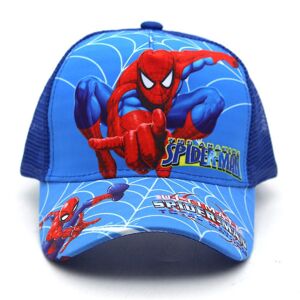 Kids Spiderman Print Mesh Baseball Cap Justerbar Hat Outdoor Sports Caps