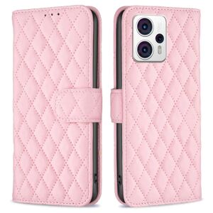 SKALO Motorola Moto G23 4G BINFEN COLOR Quiltet Pung - Pink Pink