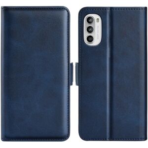 SKALO Motorola Moto G52 Premium Wallet Flip Cover - Blå Blue