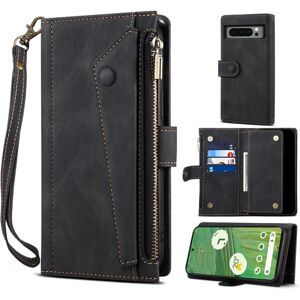 SKALO Google Pixel 8 Pro ESEBLE Big Wallet Pungetui - Sort Black