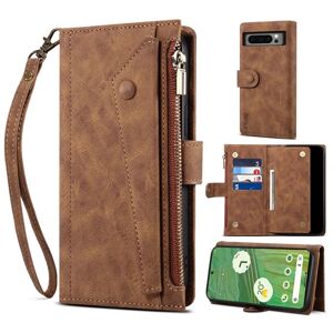 SKALO Google Pixel 8 Pro ESEBLE Big Wallet Pungetui - Brun Brown