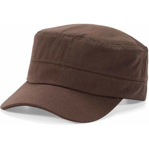 Megabilligt Brun Army Cap - Flat Armkeps Military PM brun one size