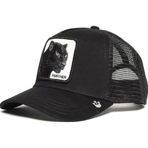 Panther Mesh Cap Animal Farm Trucker Baseball Cap Far Hat Snapback Wolf Tiger Outdoor Beast Paradise-STØRRELSE: Panther Black