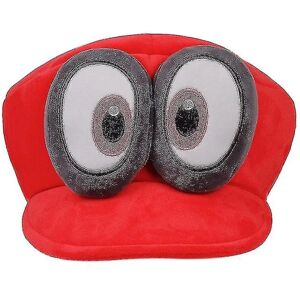 HKWWW Spil Super Odyssey Cappy Hat Voksen Anime Cosplay Super Bros Cap Plys legetøjsdukker[HK] Red