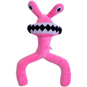 HKWWW Nyt Roblox Rainbow Friends plyslegetøj rundt om spillet Rainbow Friends feriegaver[HK] Pink mouth 27cm