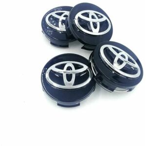 YINFEILI Toyota 4 62 mm Hjul Center Cap til Black Logo Badge