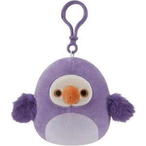 Squishmallows Clip-On Neha the Purple Dodo, 9 cm